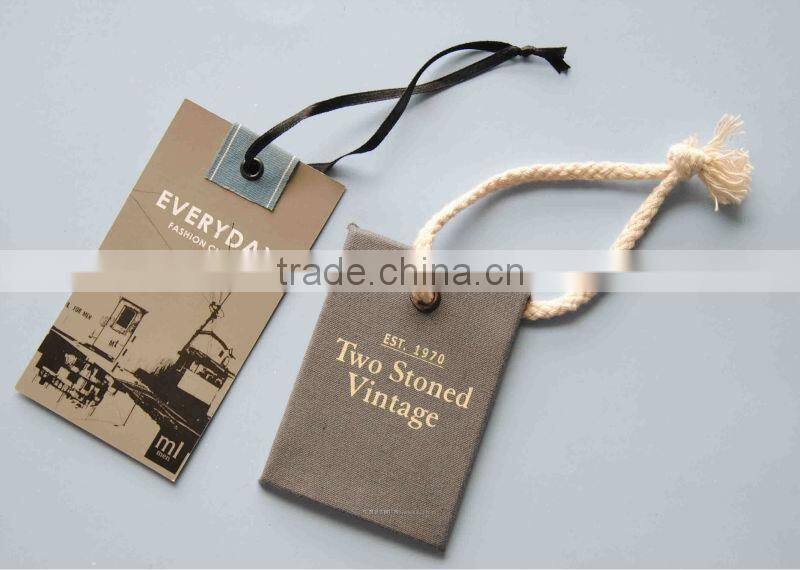 High quality fancy shape kraft paper hang tags with customized design