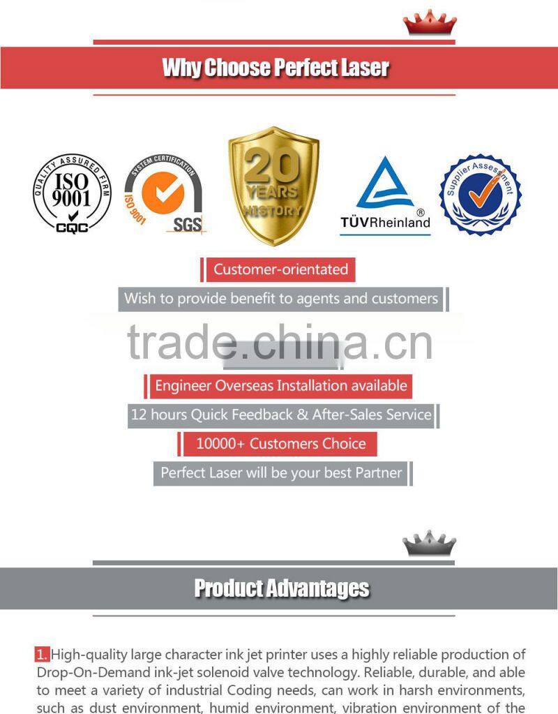 LCD color touch screen big character inkjet printer for Carton box for sale