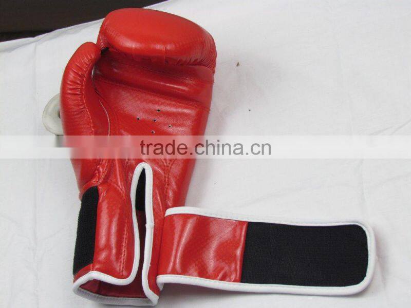 GZY 2015 wholesale cheap leather custom logo boxing gloves