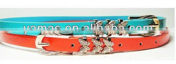 latest candy color belt for women