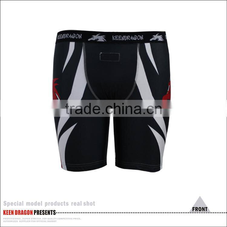 new design mma sportswear professional cheap compression shorts
