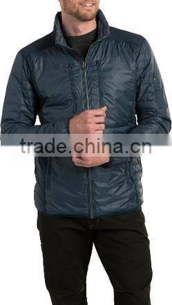 2016 Mens Blue Special Design Pullover Nylon Winter Down Jacket