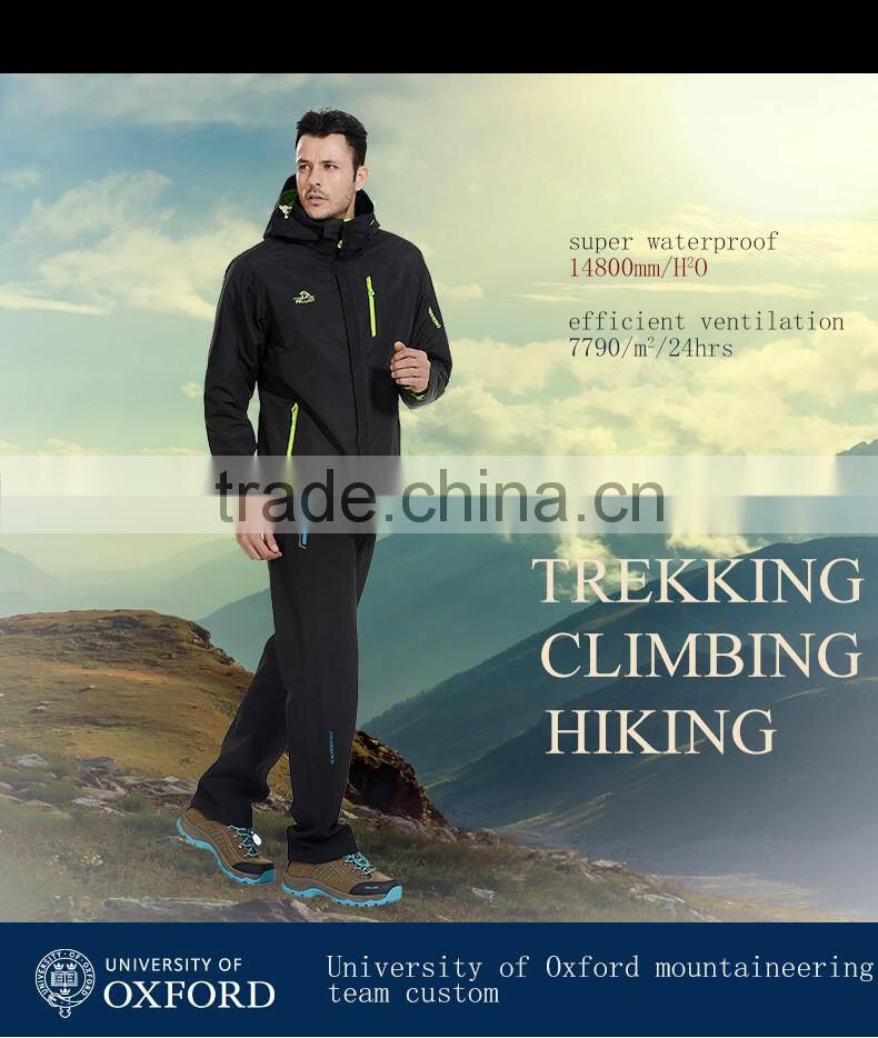 OEM popular style for men 3 in 1 waterproof outdoor jackets with hoodies