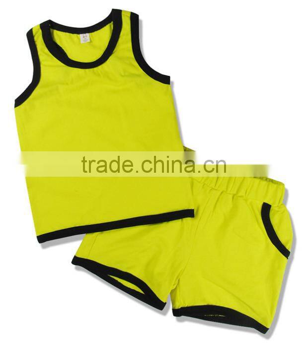 custom designer baby boutique clothing little child pajamas cotton spandex blank baby fashion pajamas