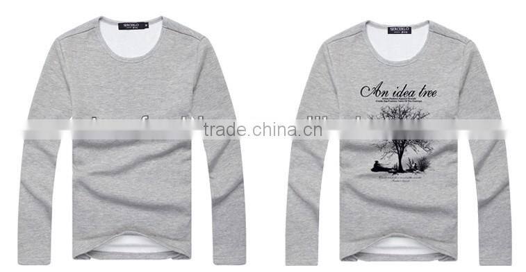 Men's long sleeve Round collar fashion R0017