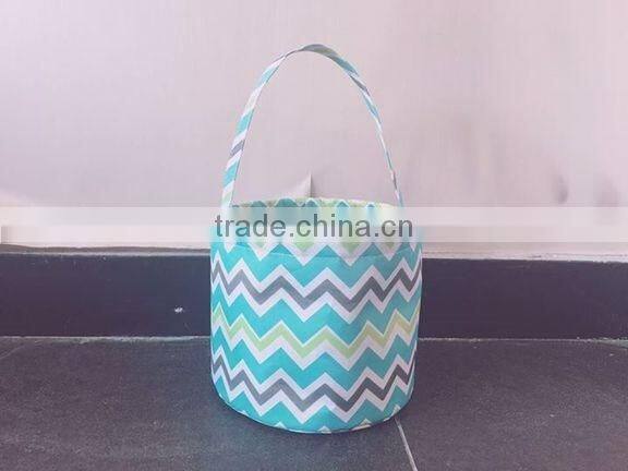 Monogrammed Polka dot Easter bucket