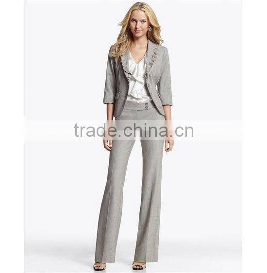 Ladies elegant business suit uniform sets, women office uniform design 2014 newest style, fashion lady suit sets office workwear