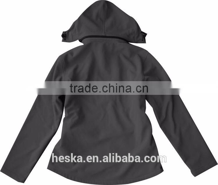 Wholesale custom outdoor tactical mens softshell jacket with hood