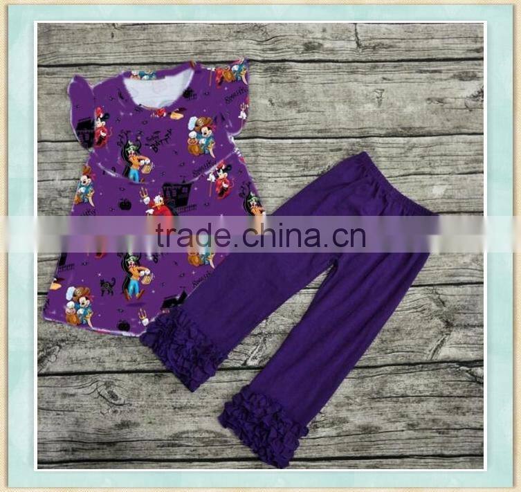 Baby newborn clothes set Halloween celebrate custome cartoon mouse girls casual wear fall boutique outfit