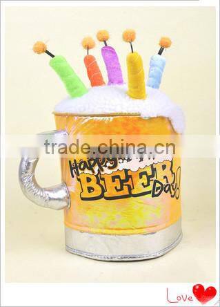Novelty happy birthday beer party hat
