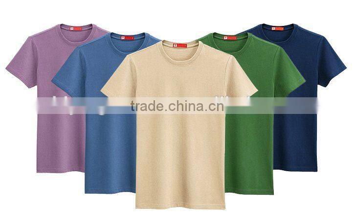 Bulk blank O neck t shirts for design your own logo