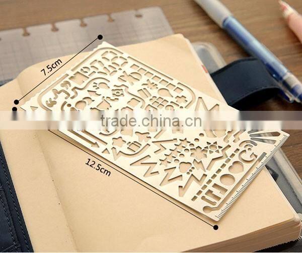 Multifunctional Metal Bookmark Ruler /Planner,Scrapbooking templates