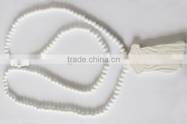 Round Plain Natural Loose Necklace Chain Beads