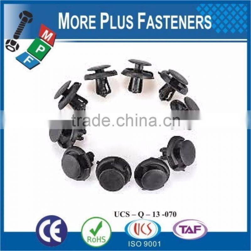 Made in Taiwan High Quality Black Color Yellow Color Plastic Panel Clip