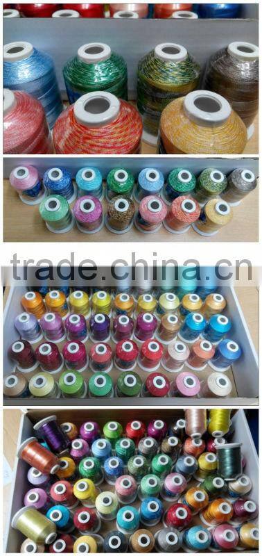 dyed 100% viscose rayon embroidery thread from China professional factory