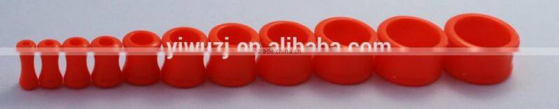 2014 Round Ear Plugs Fack ear Tunnel Acrylic tapers body piercing jewelry