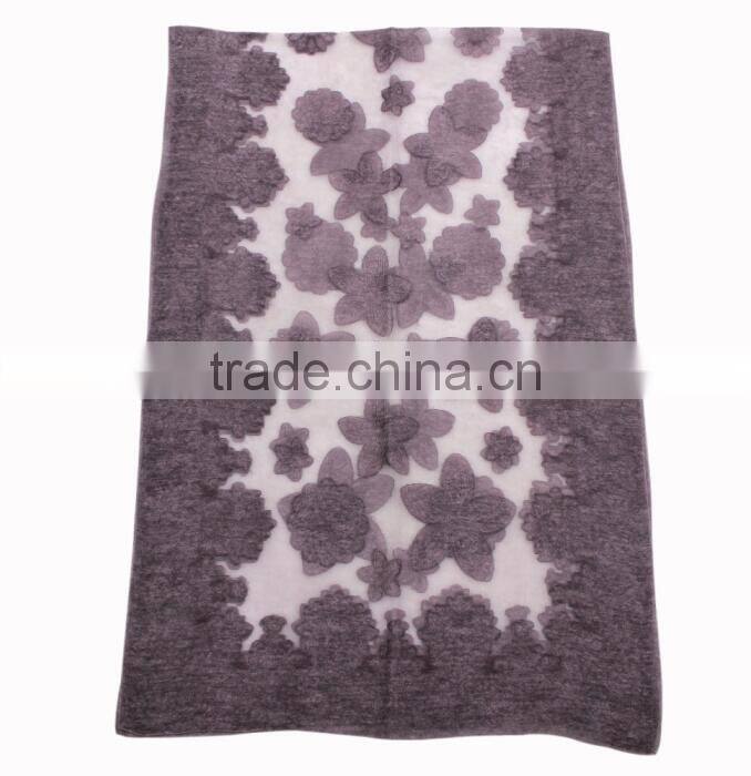 2017 New arrival fashion Plain color women hijab silk scarf