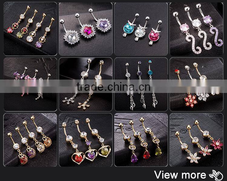 Piercing Septum Gem Flashing Jewelry Navel Ring