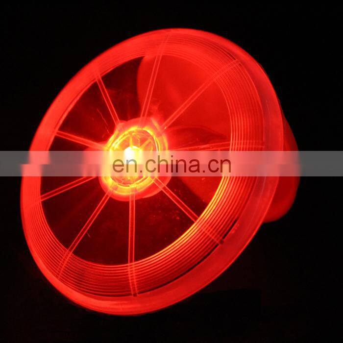 OEM light up flashing outdoor toys led flying disc