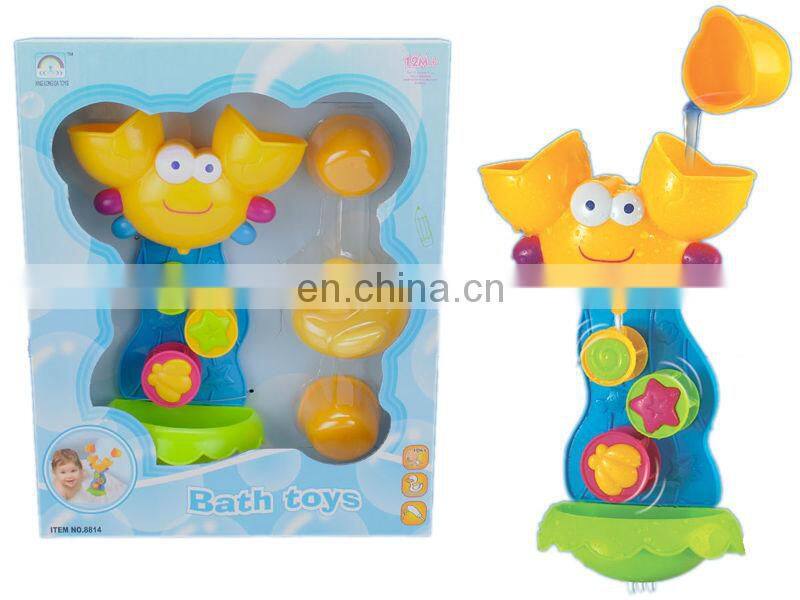 2017 baby funny bath set toys-dolphin toy