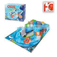 import wholesale eudcaitonal water fun Ocean Park track toy kids fishing rod from china