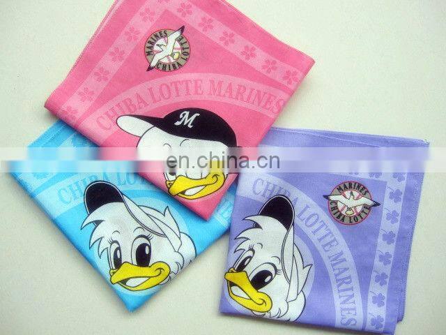 beautiful design for children's printed cotton handkerchief