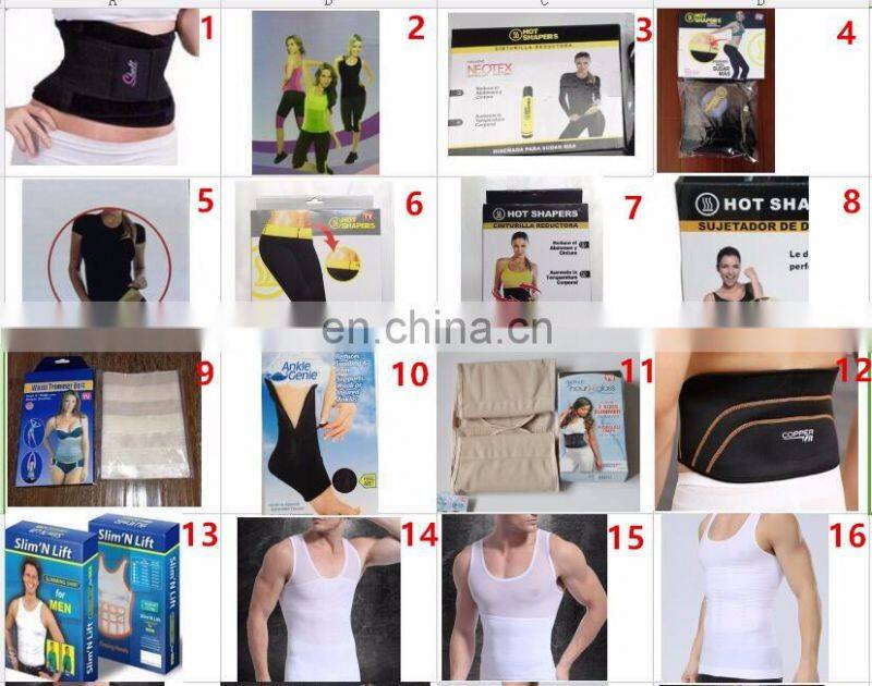 Factory As Seen On TV High Elastic Men's Body Shaper Slimming Vest Compression Shirt