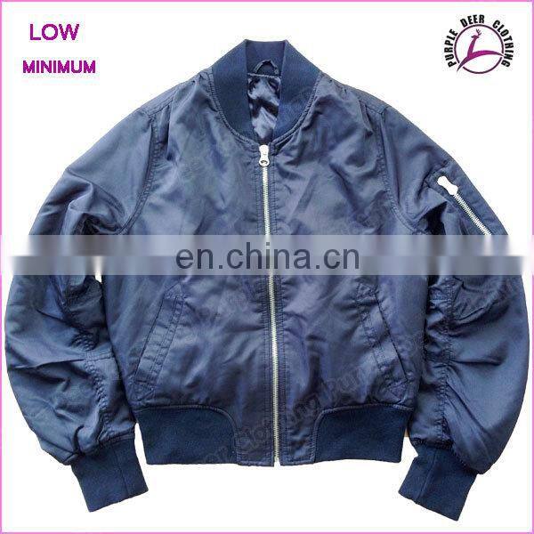 Mens nylon bomber jacket classic bomber jacket men with padding