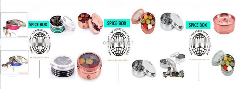 50ML Steel spice box Magnetic spice jar condiment set