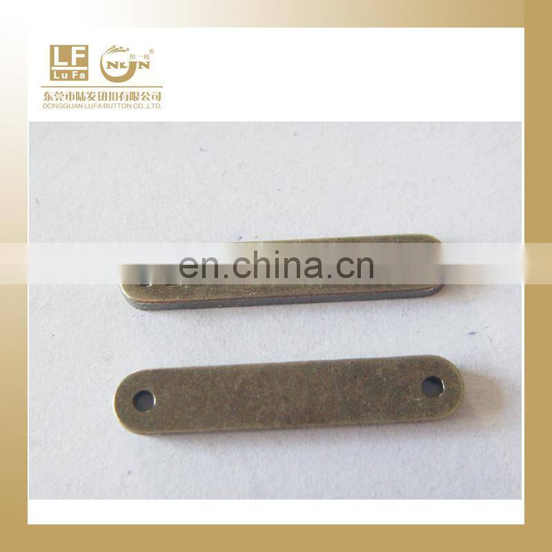 clothing LOGO badge in black nickle color