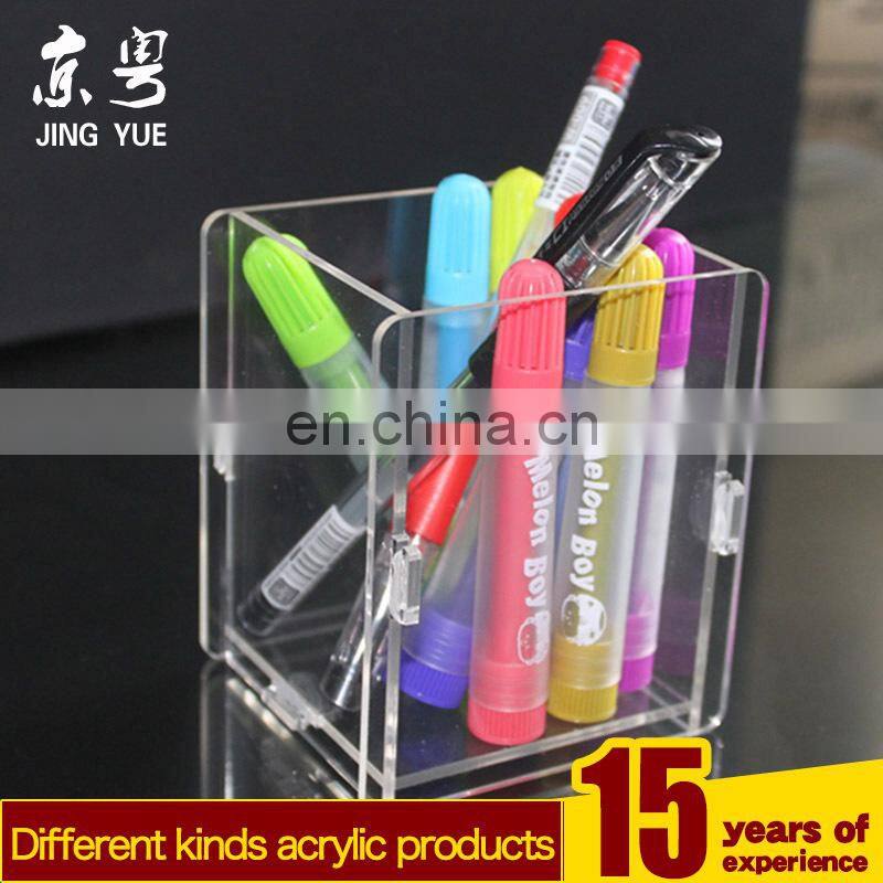 acrylic personalized table pen holder for term begins' gift