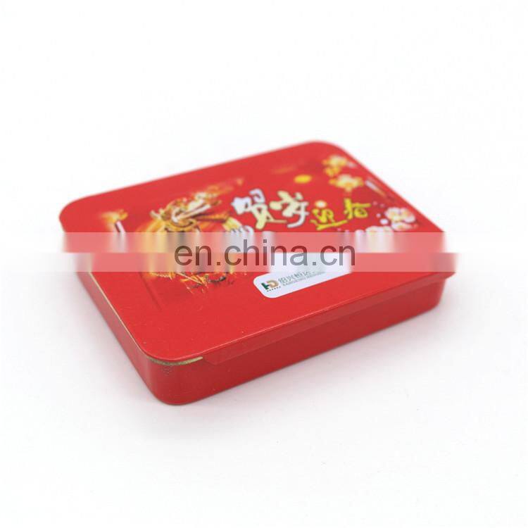 chewing gum tin box with sliding lid,candy tin box with sliding lid