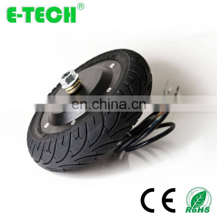 DC brushless electric bicycle conversion kti 8 inch scooter hub motor with ebs brake solid tire