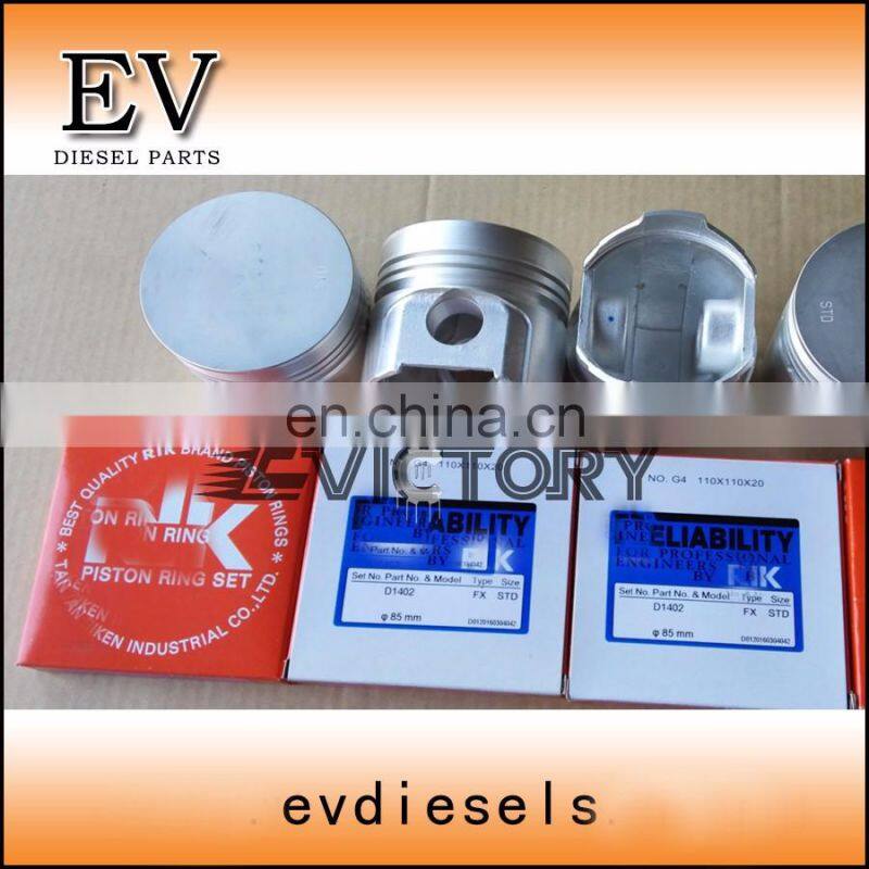 Genuine type Kubota D1402 cylinder head assy for Bobcat tractor