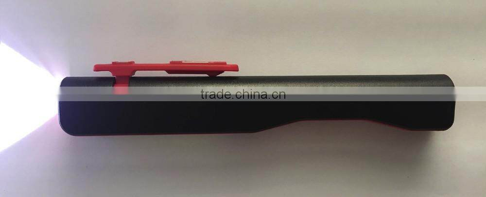 Portable1W+3W COB clip pen light with magnetic base