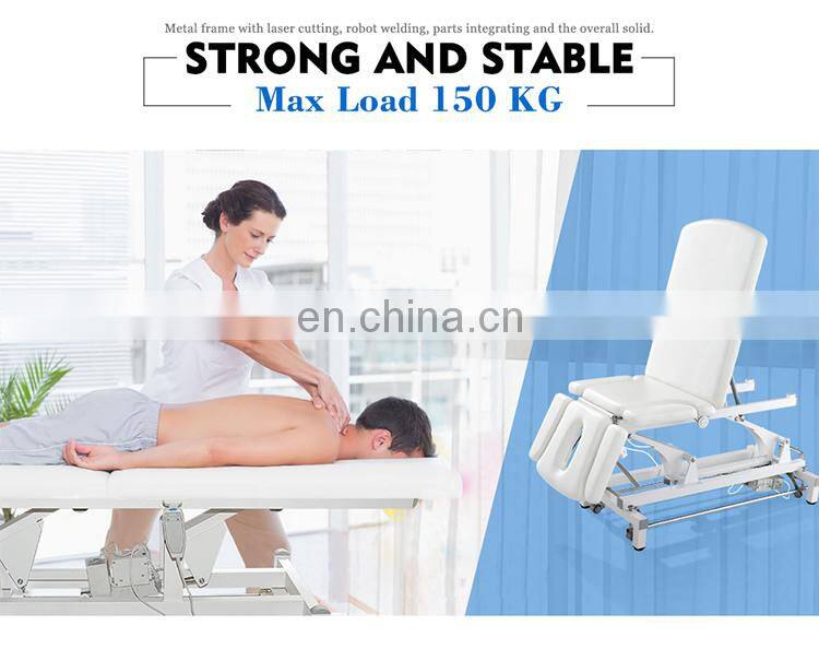 electric treatment bed therapy lumbar traction bed for sale