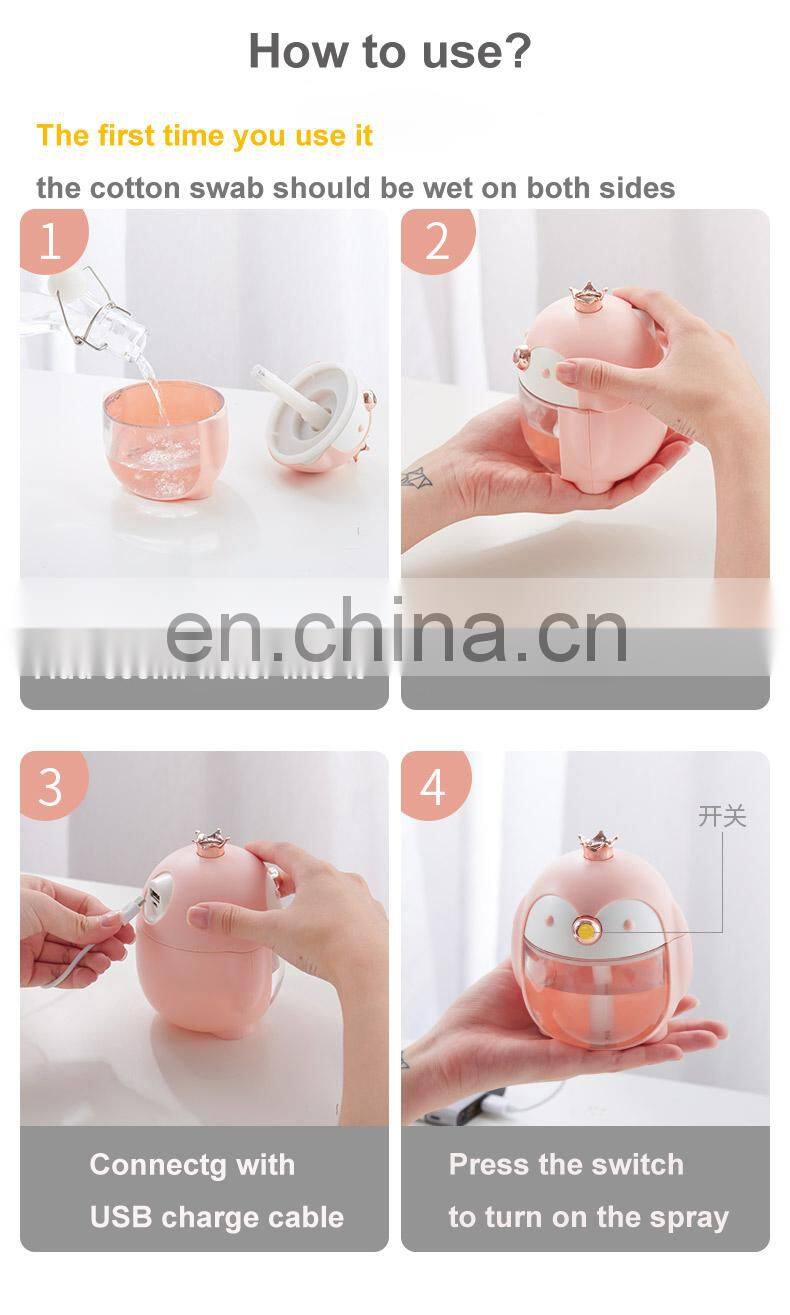 Cool Mist Air Humidifier Portable Diffuser Nano Nice Water Mist Humidifier