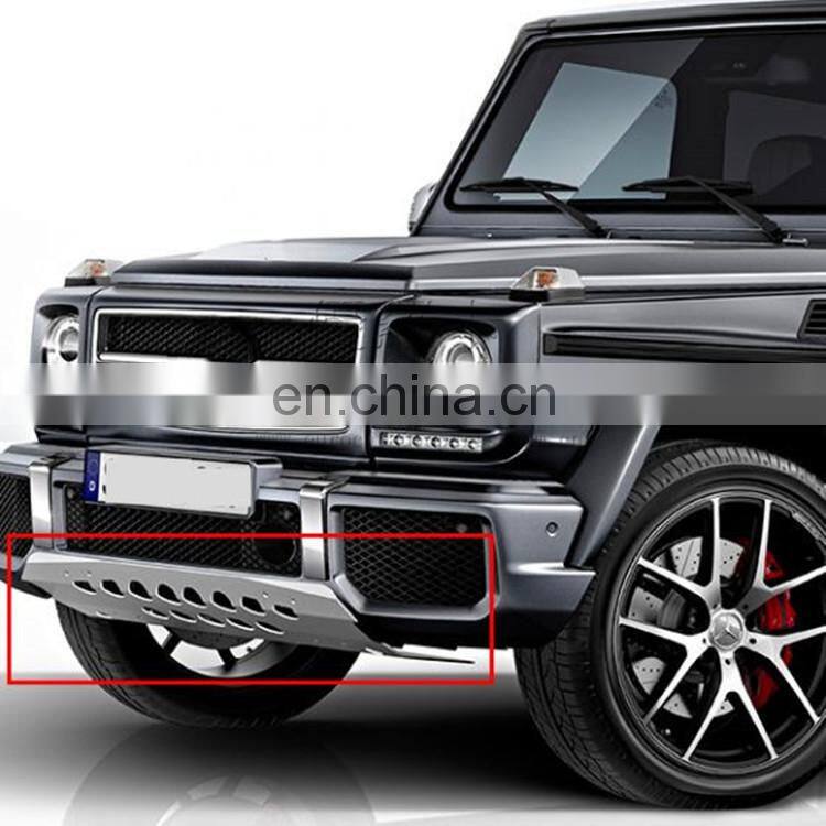 W463 G-class G63 Auto Front Bumper+GUARD SKID PLATE G550 G63 G65 Underride Guard - Edition 463 front skid plate