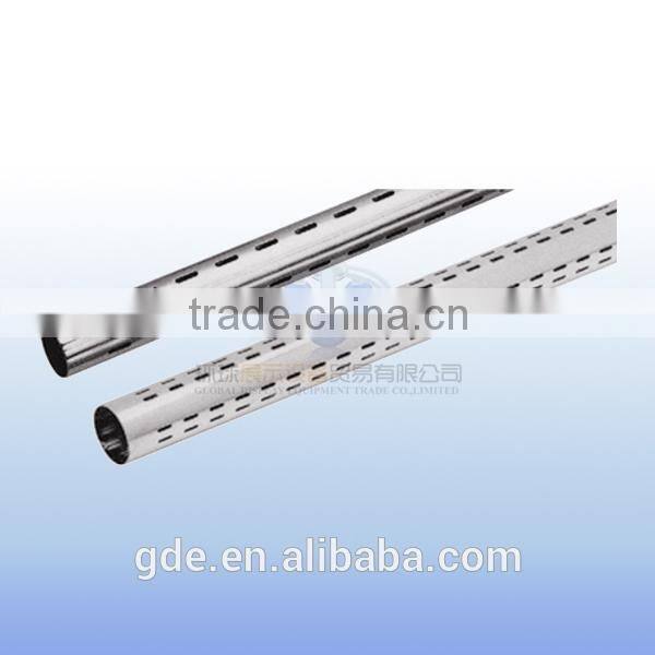 single hole metal chrome round tube