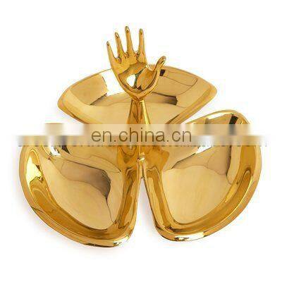 aluminium raw cast gold colour bowl