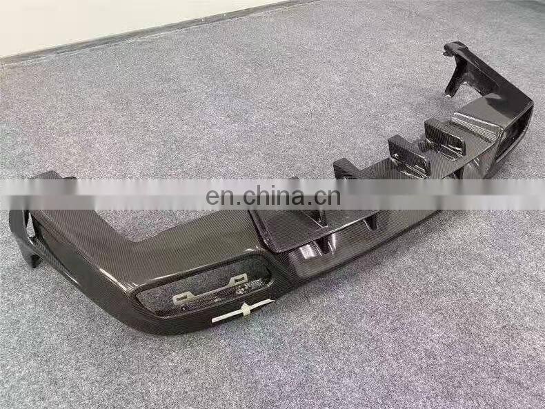 Runde Carbon Fiber Material For Mercedes-Benz GLC63 SUV TOPCAR Style Body Kit Front Lip Rear Lip Exhaust Wind Knife