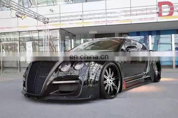Runde Car Modification For Bentley Continental GT 2011-2016 ASI Style Bumper Side Skirts Fender WideBody Kit