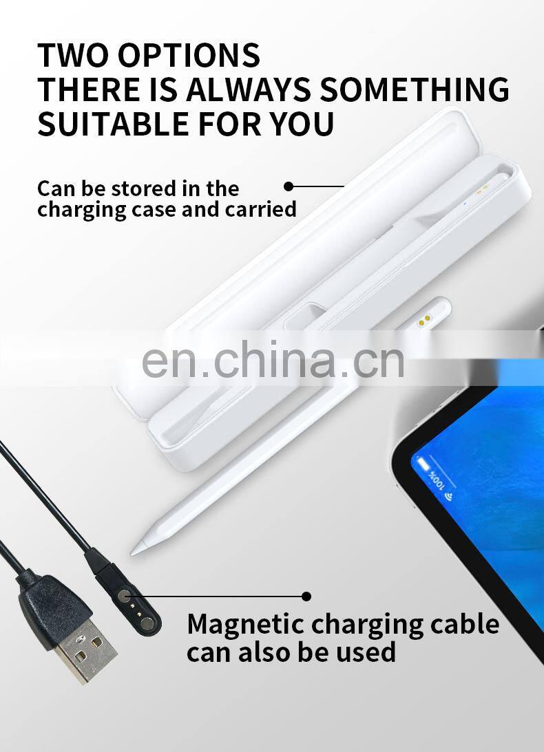 Active tablet stylus pen capacitive for iPad with Tilt Sensitive Magnetic suction charging Compatible with 2018 and later model