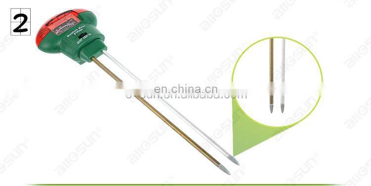 Analog 3-in-1 Moisture Meter Garden Tools with Light Soil Analog PH Meter Test Function Farming All Sun ETP303