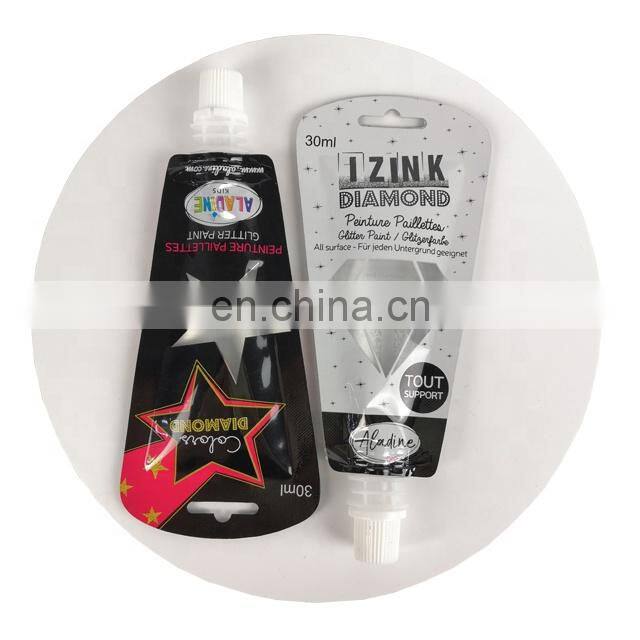 custom made 30ml small plastic cosmetic foil sachet sample packaging