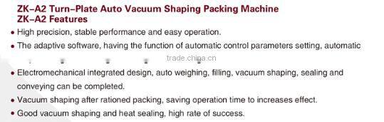 ZK A2 vacuum bag shaping packing machine