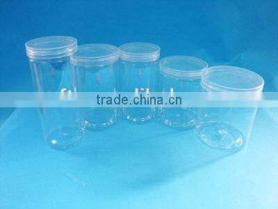 500ml empty clear PET jar