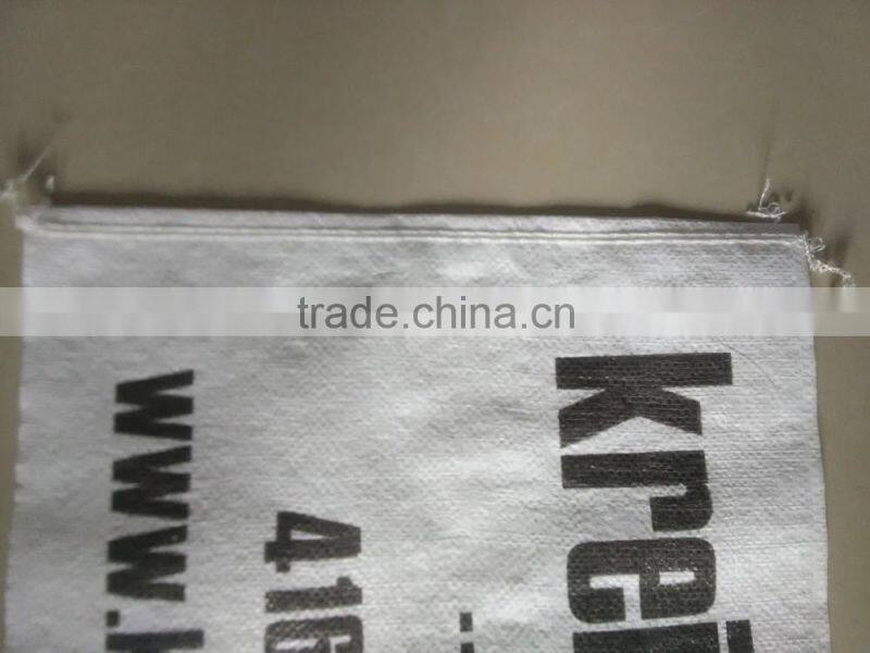 pp woven sack shopping packaging sack top with handle punch hole