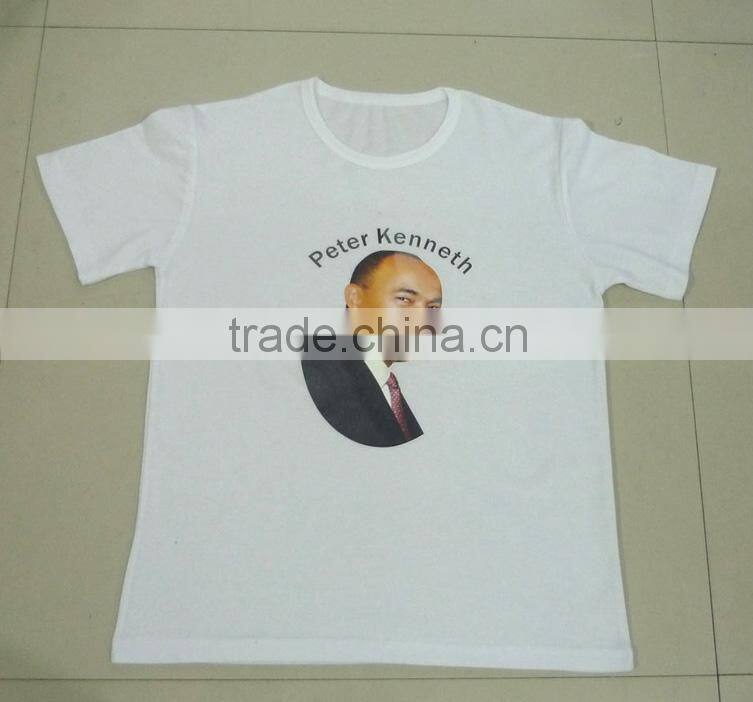 custom logo print election T-shirt for campaign, Africa short sleeve promotion T-shirt