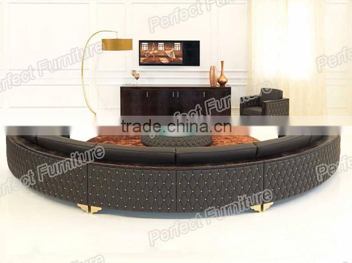 MTS2022 Round sofa New classic round sofa Round leather sofa